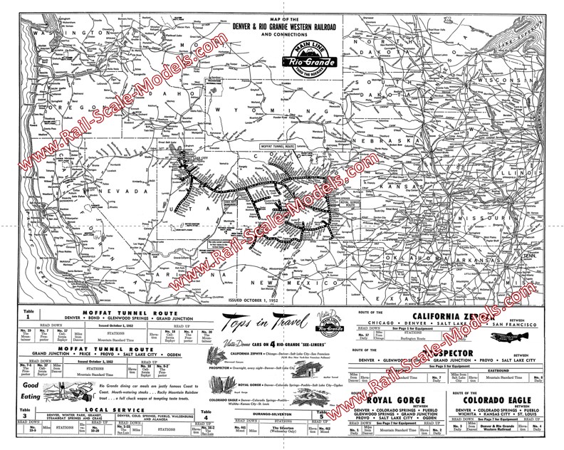 Denver & Rio Grande Western Railroad ~ 1952